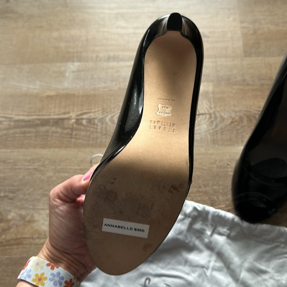 Stuart weitzman black heels 👠size 7 - Picture 3 of 11